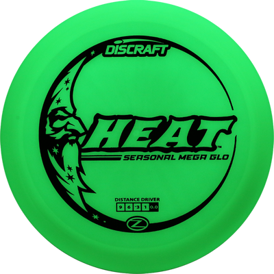 Picture of disc golf products: Discraft Z Heat (Seasonl Mega Glo) - Canadian Disc Golf Store
