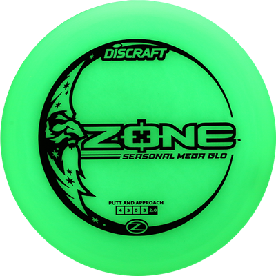 Picture of disc golf products: Discraft Z Zone (Seasonal Mega Glo) - Canadian Disc Golf Store