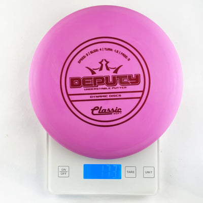 Picture of disc golf products: Dynamic Discs Classic Soft Deputy 173g PNK - Canadian Disc Golf Store