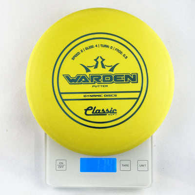 Picture of disc golf products: Dynamic Discs Classic Soft Warden 174g YLW - Canadian Disc Golf Store