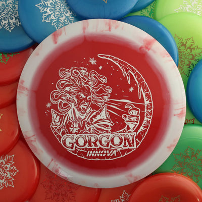 Picture of disc golf products: Innova Gorgon Halo Star (Holiday Edition + Snowflake Mini Combo) - Canadian Disc Golf Store
