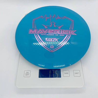 Dynamic Discs Fuzion-X Maverick Zach Melton 2021 Team Series V2 175g BLU - Disc Golf Disc